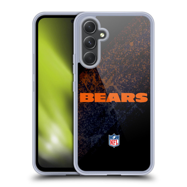 NFL Chicago Bears Logo Blur Soft Gel Case for Samsung Galaxy A54 5G