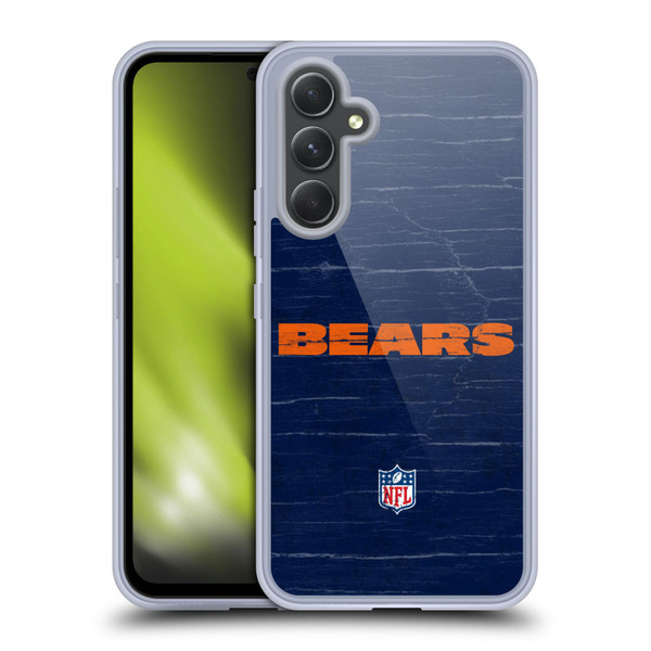 NFL Chicago Bears Logo Distressed Look Soft Gel Case for Samsung Galaxy A54 5G NFL Chicago Bears Logo Distressed Look Soft Gel Case for Samsung Galaxy A54 5G