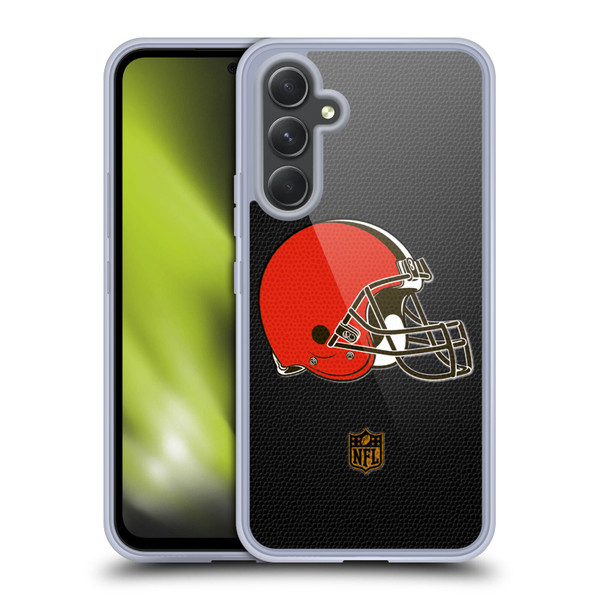 NFL Cleveland Browns Logo Football Soft Gel Case for Samsung Galaxy A54 5G