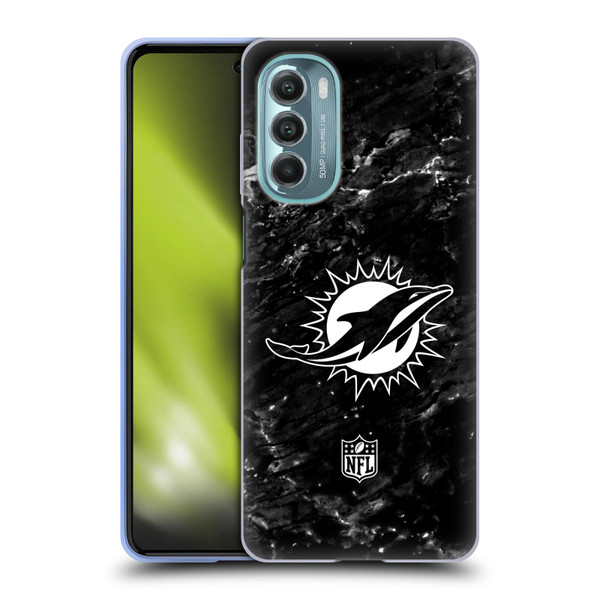 NFL Miami Dolphins Artwork Marble Soft Gel Case for Motorola Moto G Stylus 5G (2022)