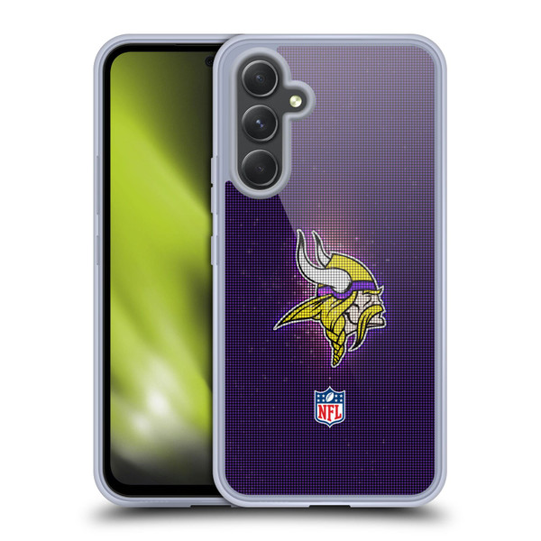 NFL Minnesota Vikings Artwork LED Soft Gel Case for Samsung Galaxy A54 5G
