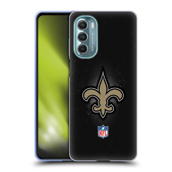 NFL New Orleans Saints Artwork LED Soft Gel Case for Motorola Moto G Stylus 5G (2022)