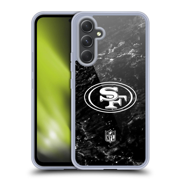 NFL San Francisco 49ers Artwork Marble Soft Gel Case for Samsung Galaxy A54 5G