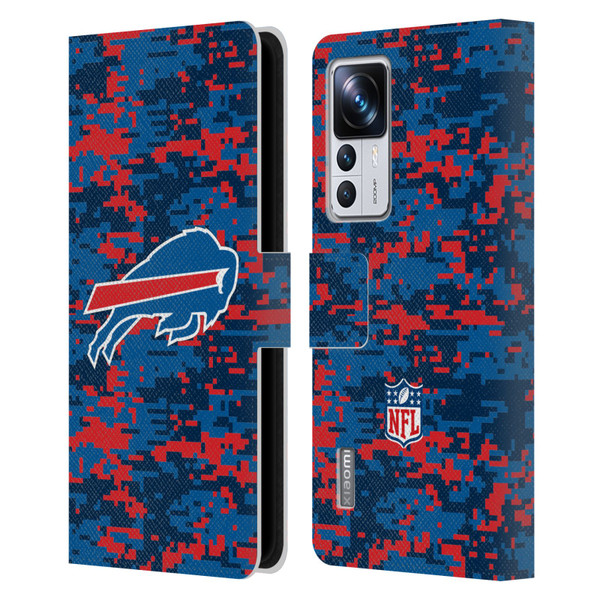 NFL Buffalo Bills Graphics Digital Camouflage Leather Book Wallet Case Cover For Xiaomi 12T Pro