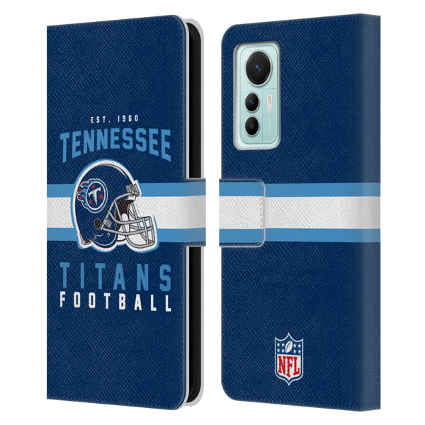 NFL Tennessee Titans Graphics Helmet Typography Leather Book Wallet Case Cover For Xiaomi 12 Lite