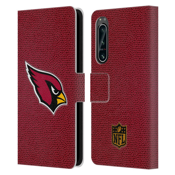 NFL Arizona Cardinals Logo Football Leather Book Wallet Case Cover For Sony Xperia 5 IV