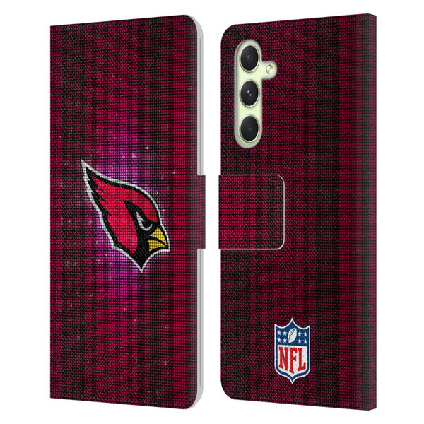 NFL Arizona Cardinals Artwork LED Leather Book Wallet Case Cover For Samsung Galaxy A54 5G