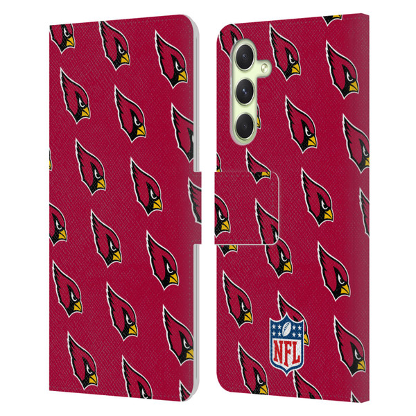 NFL Arizona Cardinals Artwork Patterns Leather Book Wallet Case Cover For Samsung Galaxy A54 5G