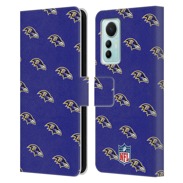NFL Baltimore Ravens Artwork Patterns Leather Book Wallet Case Cover For Xiaomi 12 Lite