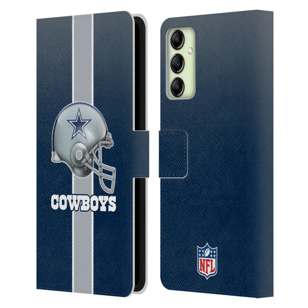 NFL Dallas Cowboys Logo Helmet Leather Book Wallet Case Cover For Samsung Galaxy A14 5G NFL Dallas Cowboys Logo Helmet Leather Book Wallet Case Cover For Samsung Galaxy A14 5G