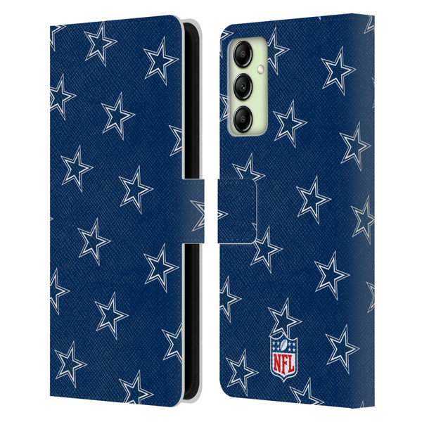NFL Dallas Cowboys Artwork Patterns Leather Book Wallet Case Cover For Samsung Galaxy A14 5G