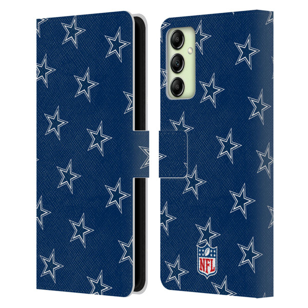 NFL Dallas Cowboys Artwork Patterns Leather Book Wallet Case Cover For Samsung Galaxy A14 / 5G
