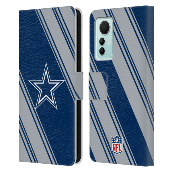 NFL Dallas Cowboys Artwork Stripes Leather Book Wallet Case Cover For Xiaomi 12 Lite