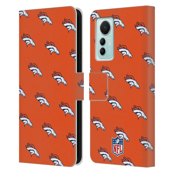 NFL Denver Broncos Artwork Patterns Leather Book Wallet Case Cover For Xiaomi 12 Lite