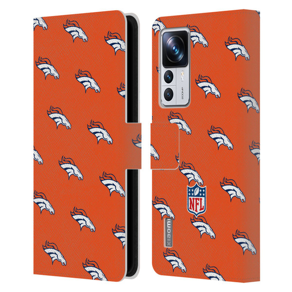 NFL Denver Broncos Artwork Patterns Leather Book Wallet Case Cover For Xiaomi 12T Pro