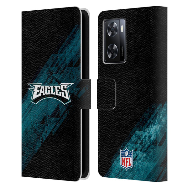 NFL Philadelphia Eagles Logo Blur Leather Book Wallet Case Cover For OPPO A57s
