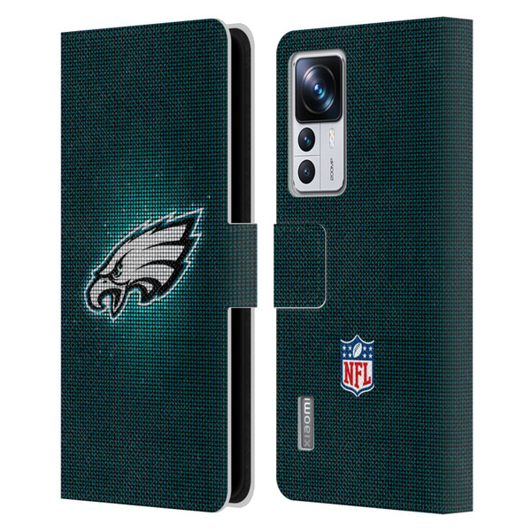 NFL Philadelphia Eagles Artwork LED Leather Book Wallet Case Cover For Xiaomi 12T Pro