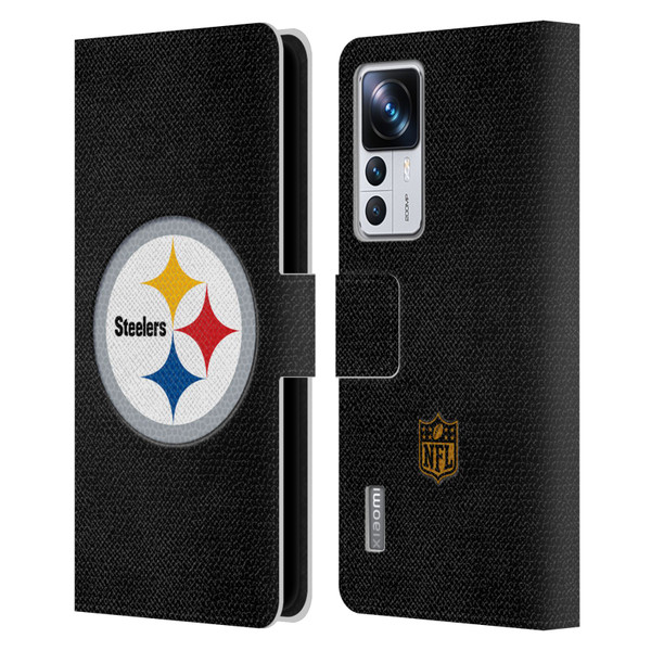 NFL Pittsburgh Steelers Logo Football Leather Book Wallet Case Cover For Xiaomi 12T Pro