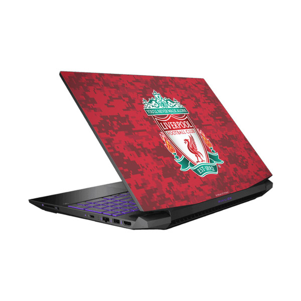 Liverpool Football Club Art Crest Red Mosaic Vinyl Sticker Skin Decal Cover for HP Pavilion 15.6" 15-dk0047TX