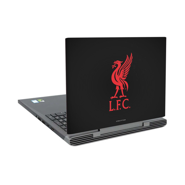 Liverpool Football Club Art Liver Bird Red On Black Vinyl Sticker Skin Decal Cover for Dell Inspiron 15 7000 P65F