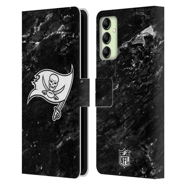 NFL Tampa Bay Buccaneers Artwork Marble Leather Book Wallet Case Cover For Samsung Galaxy A14 5G