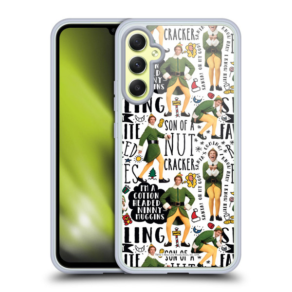 Elf Movie Graphics 2 Buddy Pattern Soft Gel Case for Samsung Galaxy A34 5G