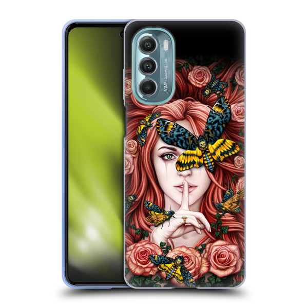 Sarah Richter Fantasy Silent Girl With Red Hair Soft Gel Case for Motorola Moto G Stylus 5G (2022)