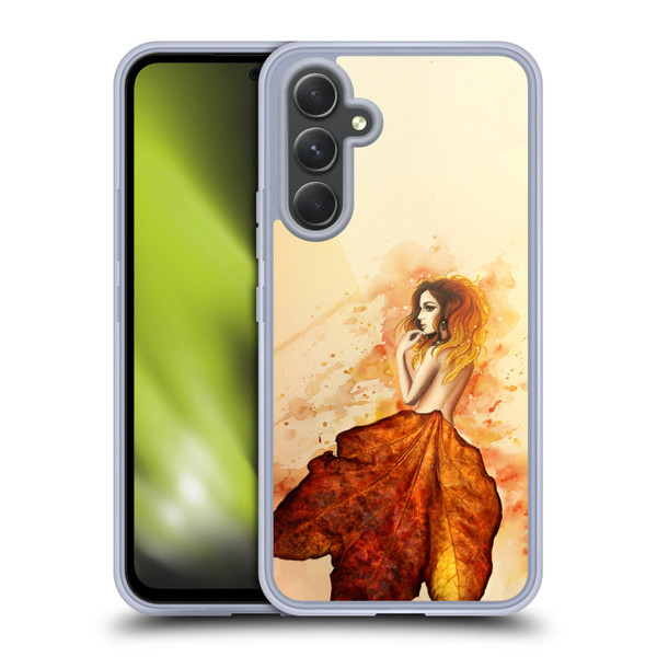 Sarah Richter Fantasy Autumn Girl Soft Gel Case for Samsung Galaxy A54 5G