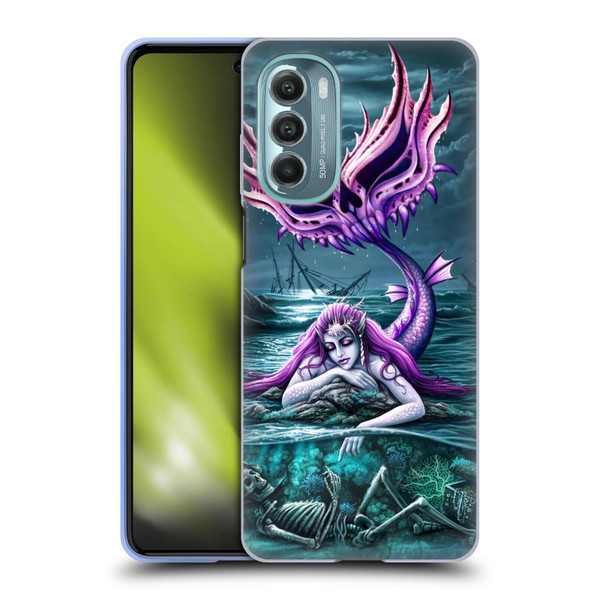 Sarah Richter Gothic Mermaid With Skeleton Pirate Soft Gel Case for Motorola Moto G Stylus 5G (2022)