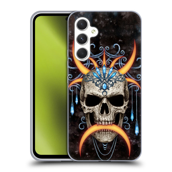 Sarah Richter Skulls Jewelry And Crown Universe Soft Gel Case for Samsung Galaxy A54 5G