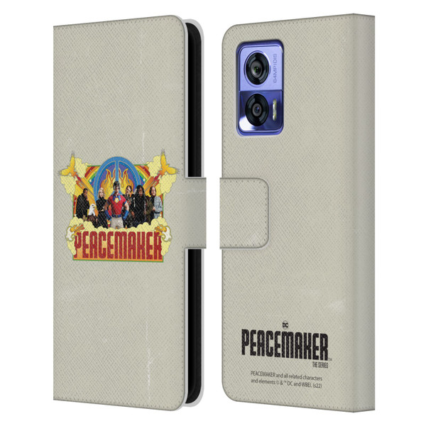 Peacemaker: Television Series Graphics Group Leather Book Wallet Case Cover For Motorola Edge 30 Neo 5G