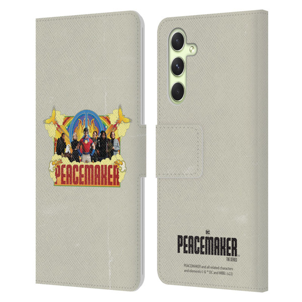 Peacemaker: Television Series Graphics Group Leather Book Wallet Case Cover For Samsung Galaxy A54 5G