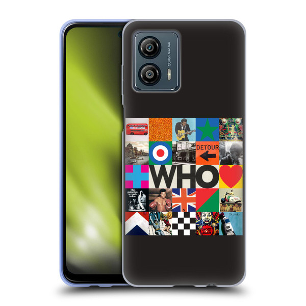 The Who 2019 Album Square Collage Soft Gel Case for Motorola Moto G53 5G