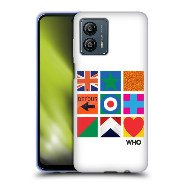 The Who 2019 Album Symbols Grid Soft Gel Case for Motorola Moto G53 5G