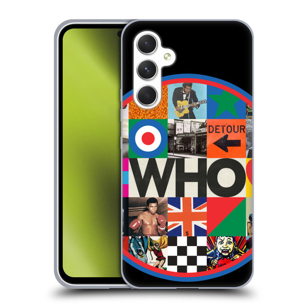 The Who 2019 Album Collage Circle Soft Gel Case for Samsung Galaxy A54 5G