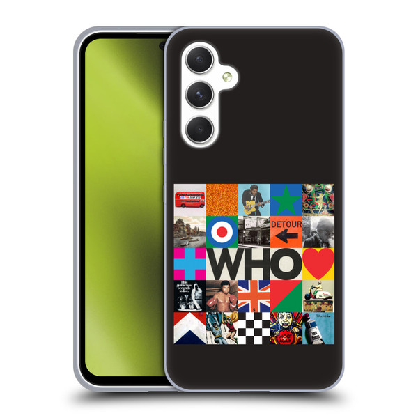 The Who 2019 Album Square Collage Soft Gel Case for Samsung Galaxy A54 5G