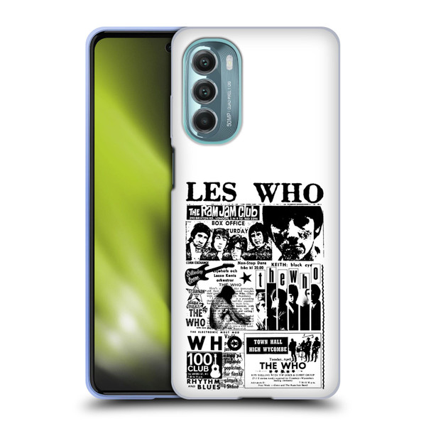 The Who Band Art Les Who Soft Gel Case for Motorola Moto G Stylus 5G (2022)