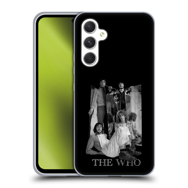 The Who Band Art Mirror Mono Distress Soft Gel Case for Samsung Galaxy A54 5G