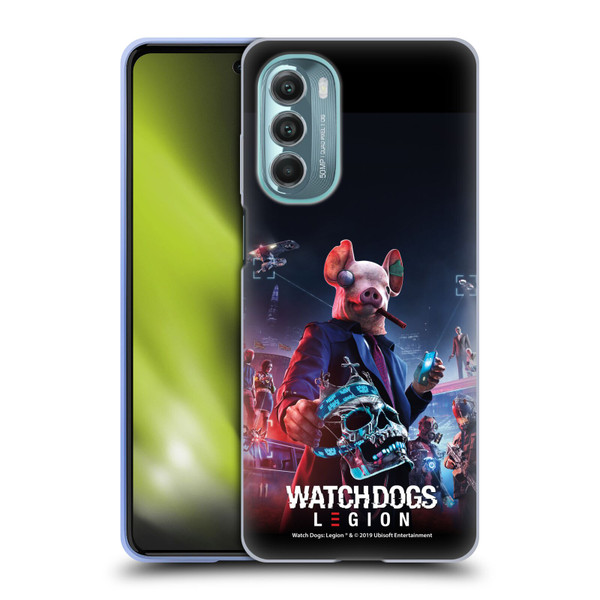 Watch Dogs Legion Artworks Winston Skull Soft Gel Case for Motorola Moto G Stylus 5G (2022)