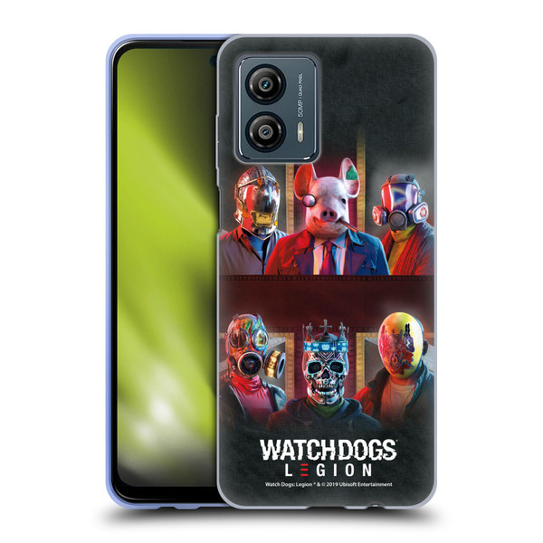 Watch Dogs Legion Artworks Flag Soft Gel Case for Motorola Moto G53 5G