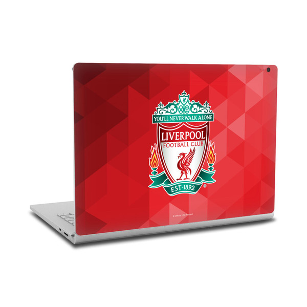 Liverpool Football Club Art Crest Red Geometric Vinyl Sticker Skin Decal Cover for Microsoft Surface Book 2