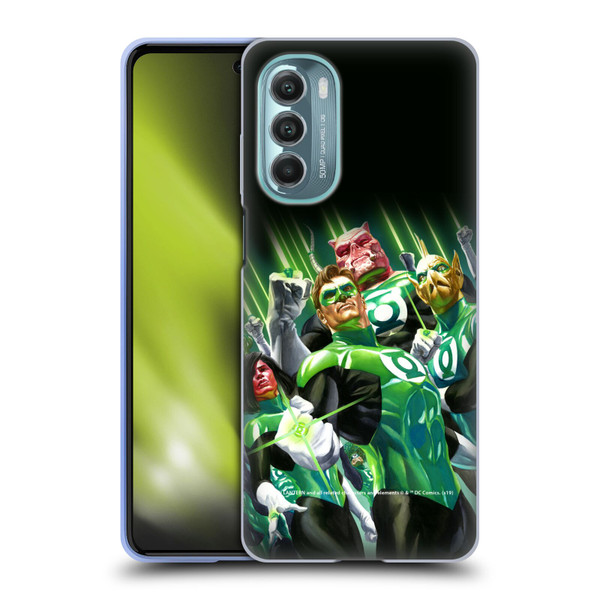 Green Lantern DC Comics Comic Book Covers Group Soft Gel Case for Motorola Moto G Stylus 5G (2022)