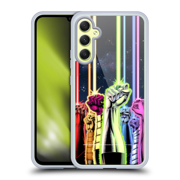 Green Lantern DC Comics Comic Book Covers Power Rings Soft Gel Case for Samsung Galaxy A34 5G