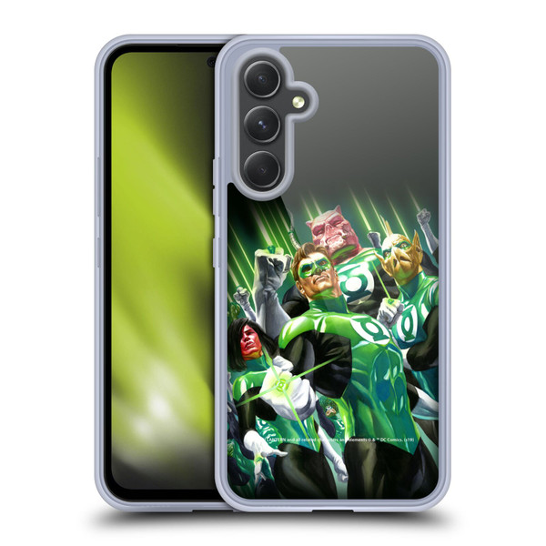 Green Lantern DC Comics Comic Book Covers Group Soft Gel Case for Samsung Galaxy A54 5G