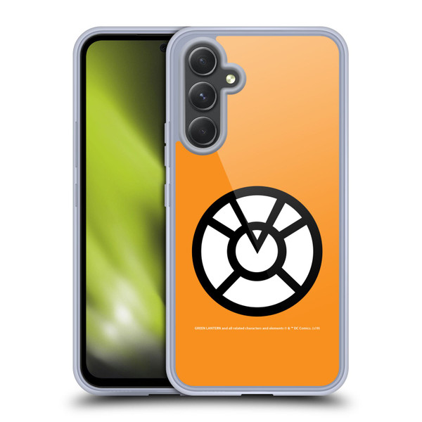 Green Lantern DC Comics Lantern Corps Orange Soft Gel Case for Samsung Galaxy A54 5G
