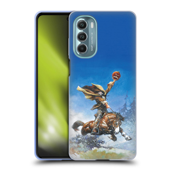 Frank Frazetta Medieval Fantasy Headless Horseman Soft Gel Case for Motorola Moto G Stylus 5G (2022)