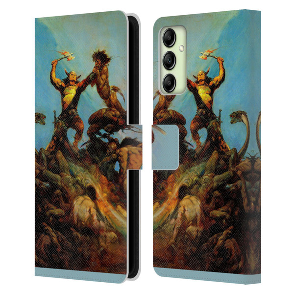 Frank Frazetta Fantasy Indomitable Leather Book Wallet Case Cover For Samsung Galaxy A14 5G