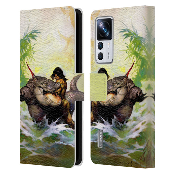 Frank Frazetta Fantasy Monster Out Of Time Leather Book Wallet Case Cover For Xiaomi 12T Pro