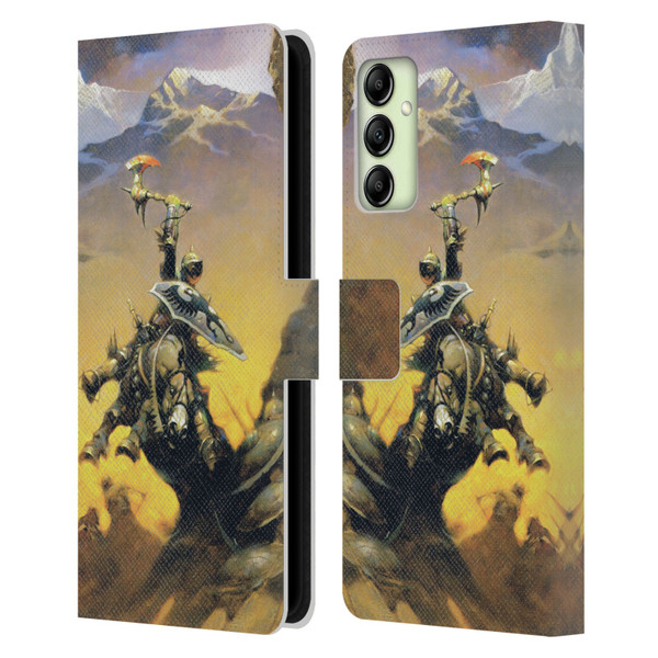 Frank Frazetta Medieval Fantasy Eternal Champion Leather Book Wallet Case Cover For Samsung Galaxy A14 5G