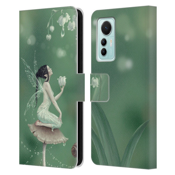 Rachel Anderson Pixies Lily Of The Valley Leather Book Wallet Case Cover For Xiaomi 12 Lite